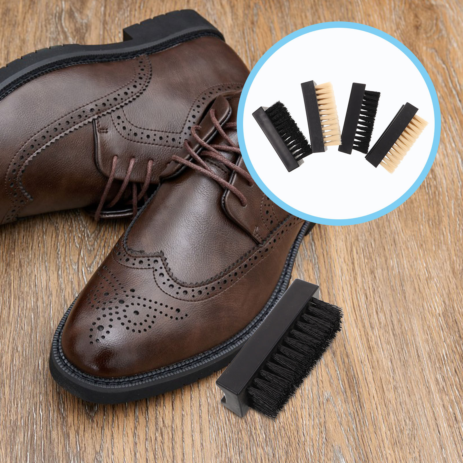 Sneaker Care Suede - 4Pcs Shoe Brush Cleaner Set Multifunction
