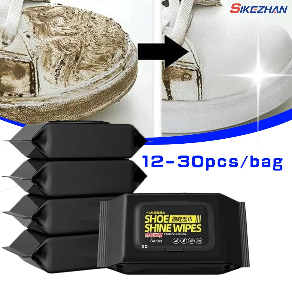 12Pcs/30Pcs/Bag Disposable Sho - đánh giá và giá Sneaker Care Wipes